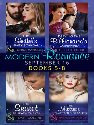 cover image of Modern Romance September 2016 Books 5-8